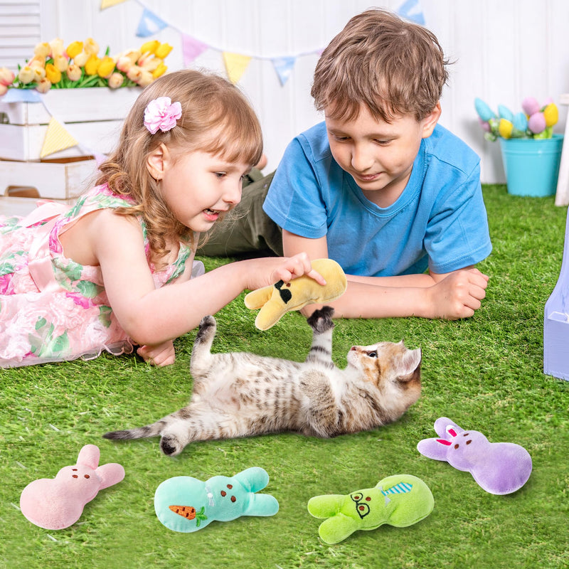 MALLMALL6 Halloween Catnip Toys – 5pcs Pumpkin Teething Set for Kittens & Cats