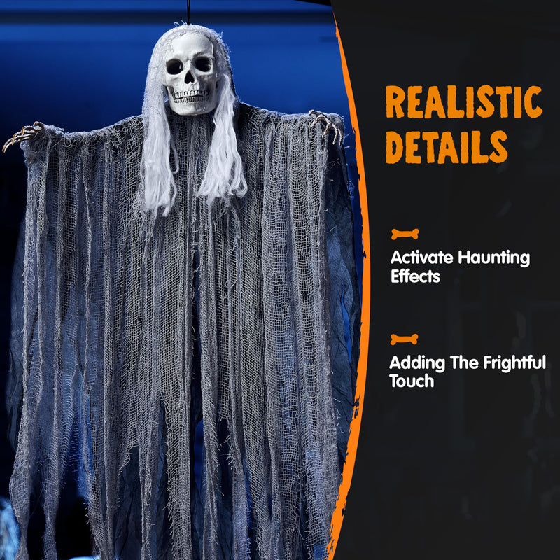 JOYIN 3-Pack Hanging Skeleton Ghosts