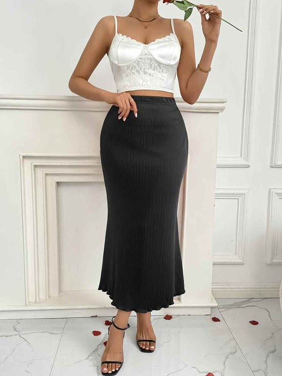 Stunning High-Waisted Bodycon Midi Skirt