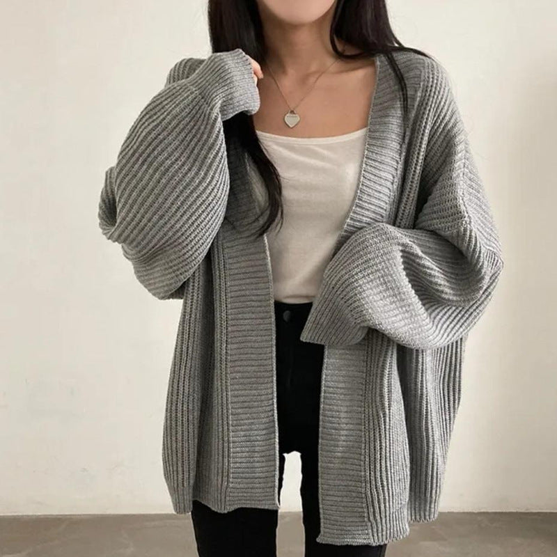 Zoki Harajuku Oversize Cardigan Sweater