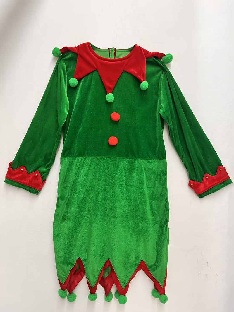 6-Piece Vintage Elf Costume Set