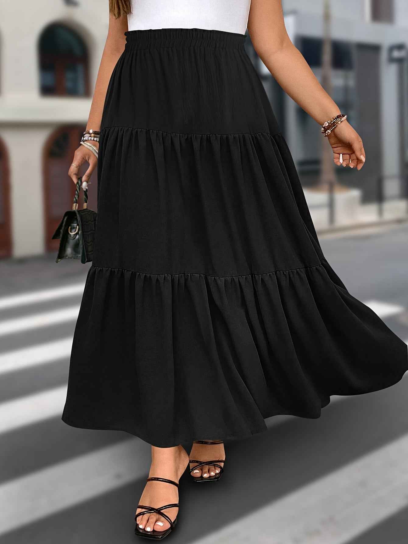 Perfect Spring/Summer A-Line Midi Skir