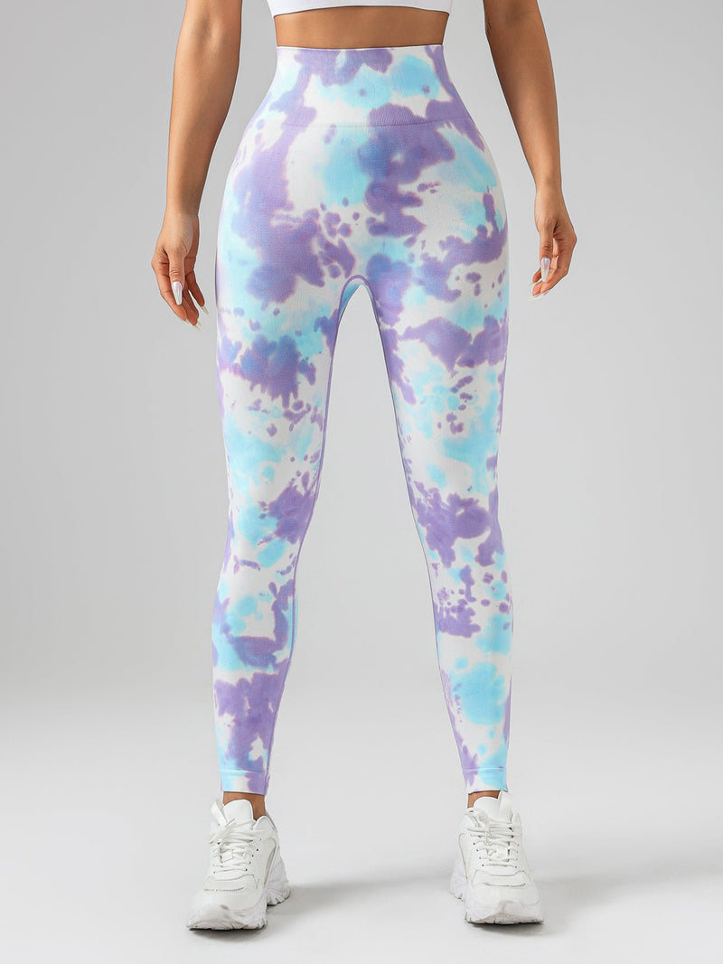 Tie Dye Scrunch Butt Lifting Seamless Leggings